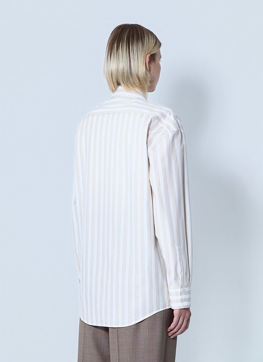 Saint Laurent Women Striped Button-Down Shirt