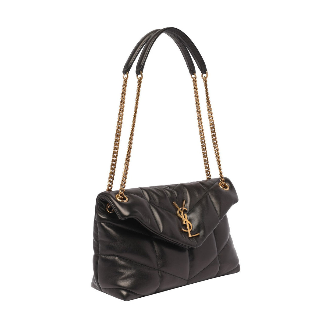 Saint Laurent Women Small Quilted Puffer Shoulder Bag