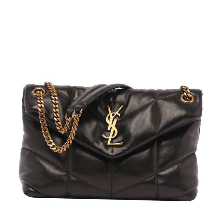 Saint Laurent Women Small Quilted Puffer Shoulder Bag