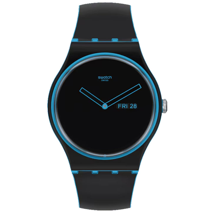 Swatch Men's Originals Monthly Drops Minimal Line Blue