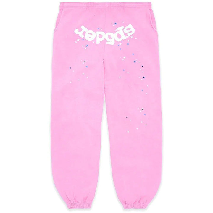 Sp5der Atlanta Sweatpants Pink
