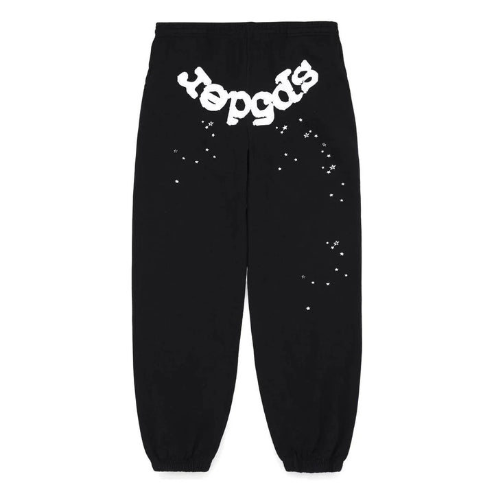 Sp5der Black OG Web Sweatpants