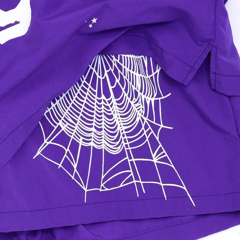 Sp5der Grape Logo Shorts