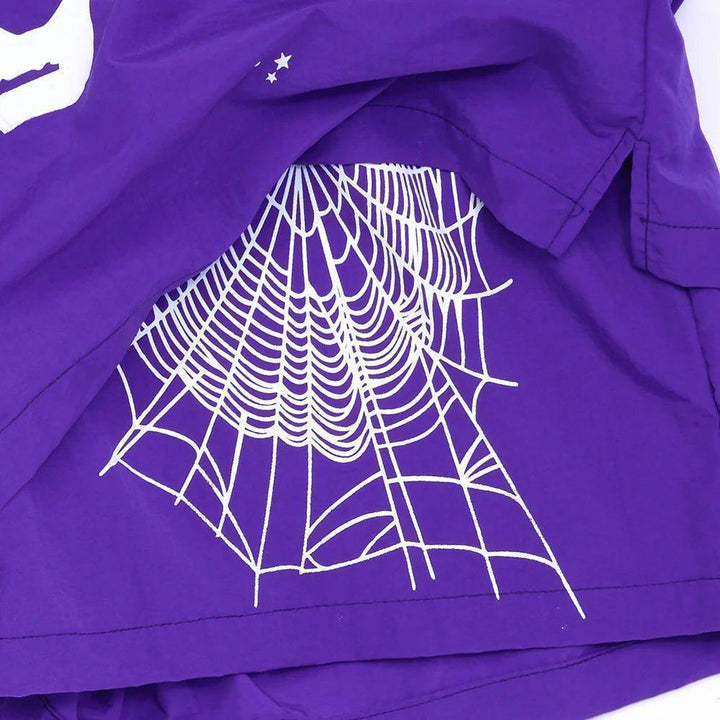 Sp5der Grape Logo Shorts