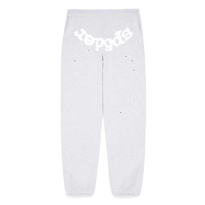Sp5der Heather Grey OG Web Sweatpants