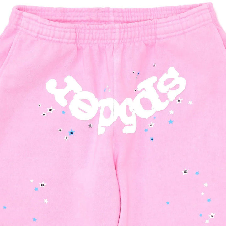 Sp5der OG Web Pink Sweatpants