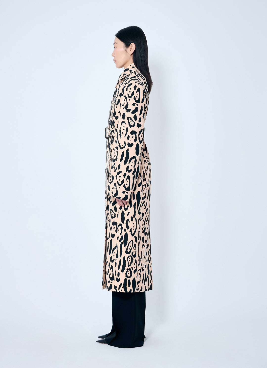 Sportmax Women Animal-Print Trench Coat