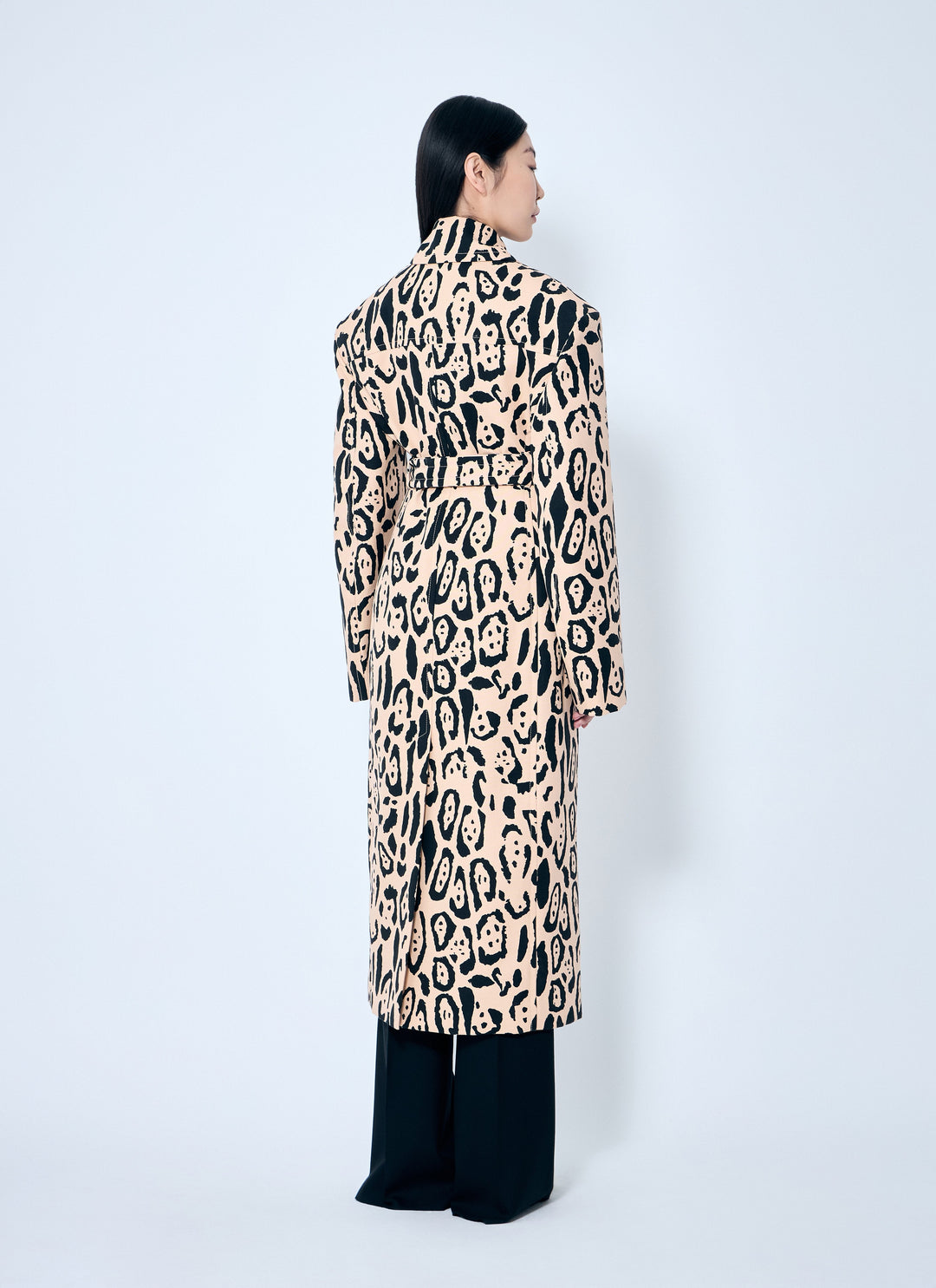 Sportmax Women Animal-Print Trench Coat