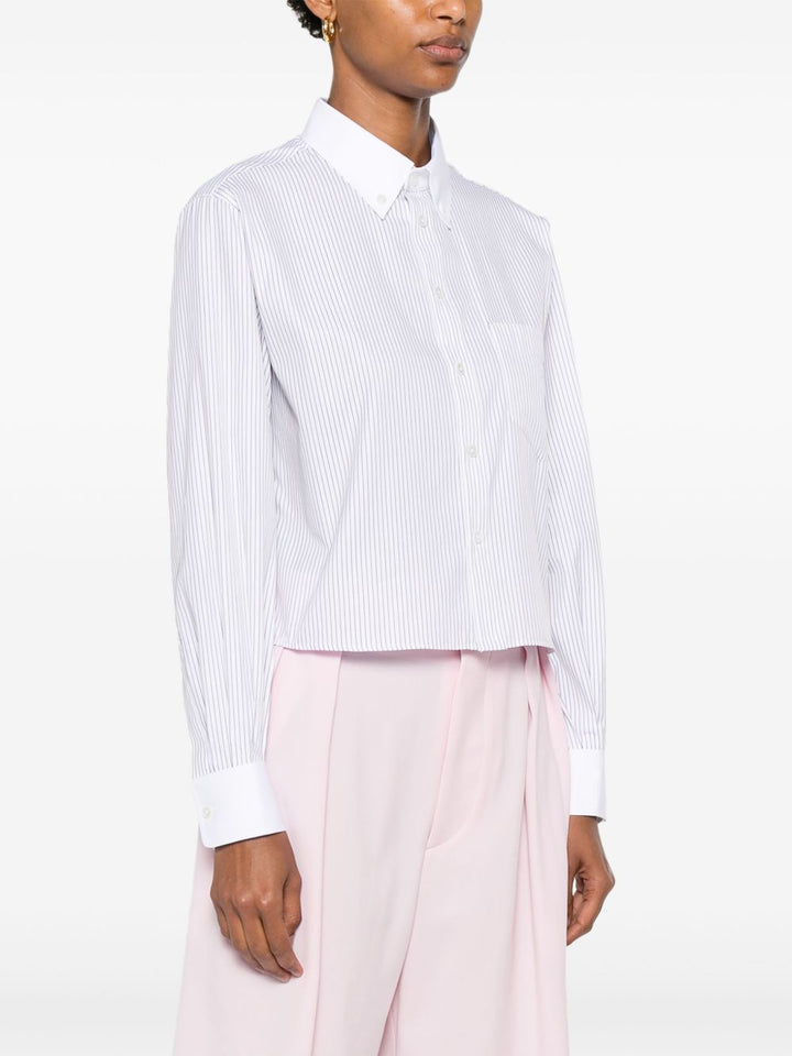 Celine Women Cotton Cropped Shirt