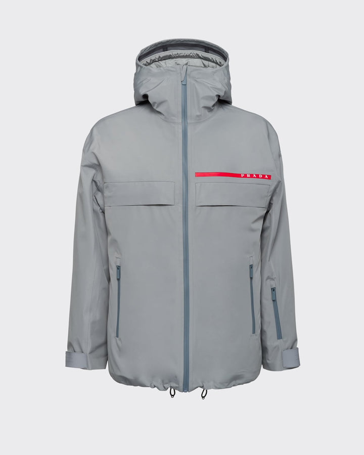 Prada Women Grey Gore-Tex® Oversize K-Way