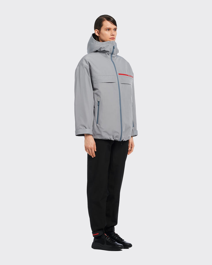 Prada Women Grey Gore-Tex® Oversize K-Way