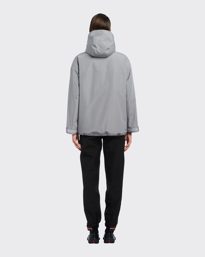 Prada Women Grey Gore-Tex® Oversize K-Way