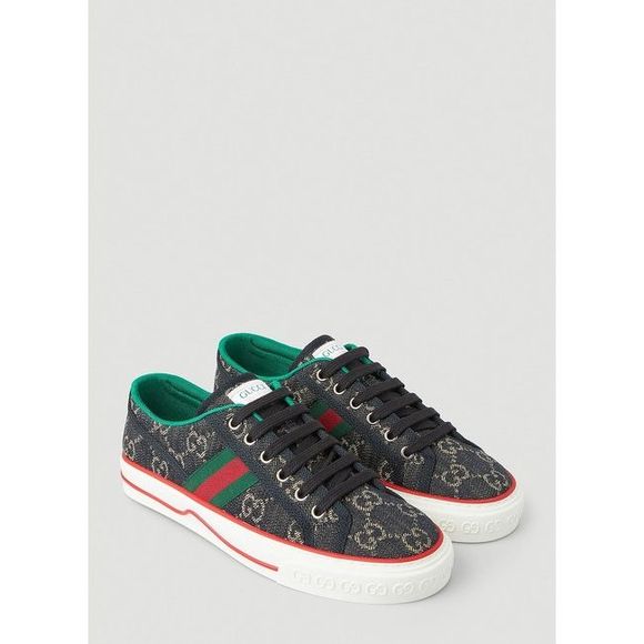 Gucci Women Black 1977 Tennis In Sneakers