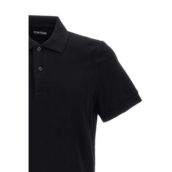 Tom Ford Men Logo Embroidery Polo Shirt