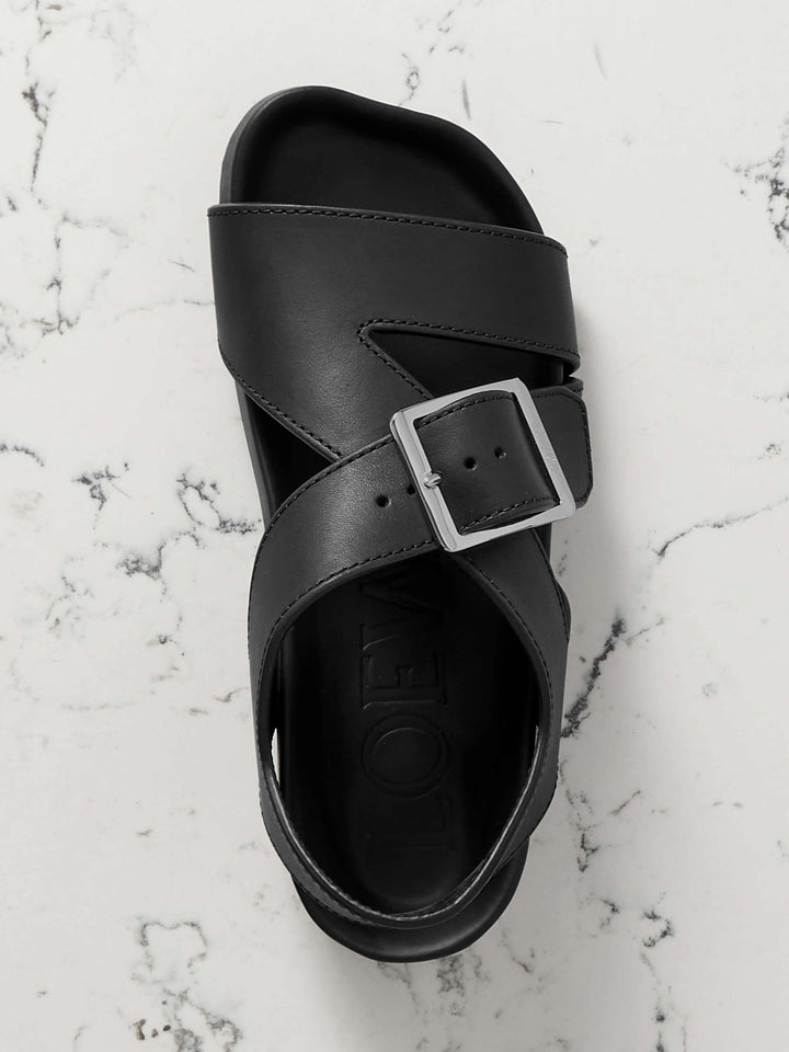 Loewe Women Ease Leather Sandals