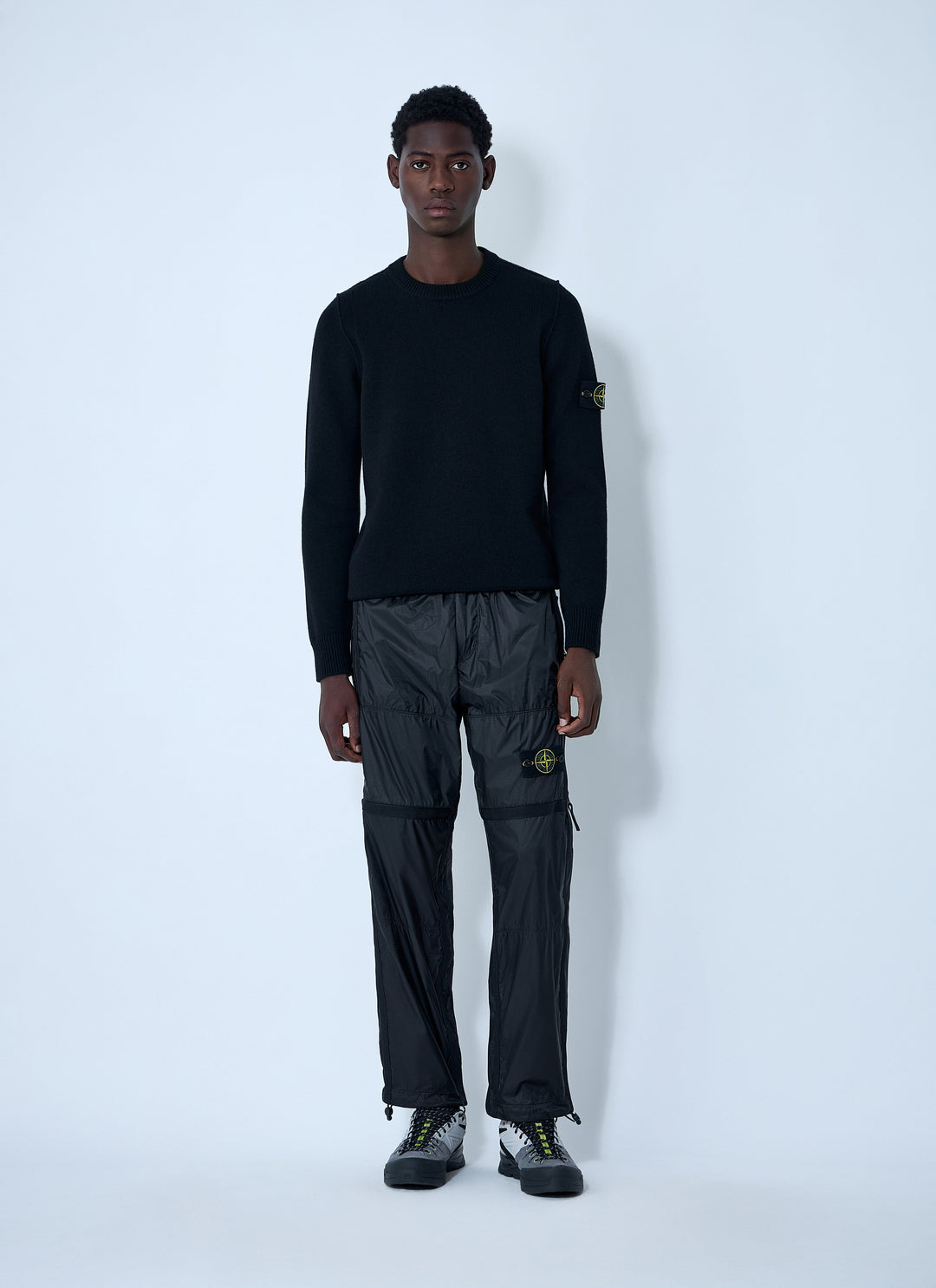 Stone Island Men Logo Patch Pants