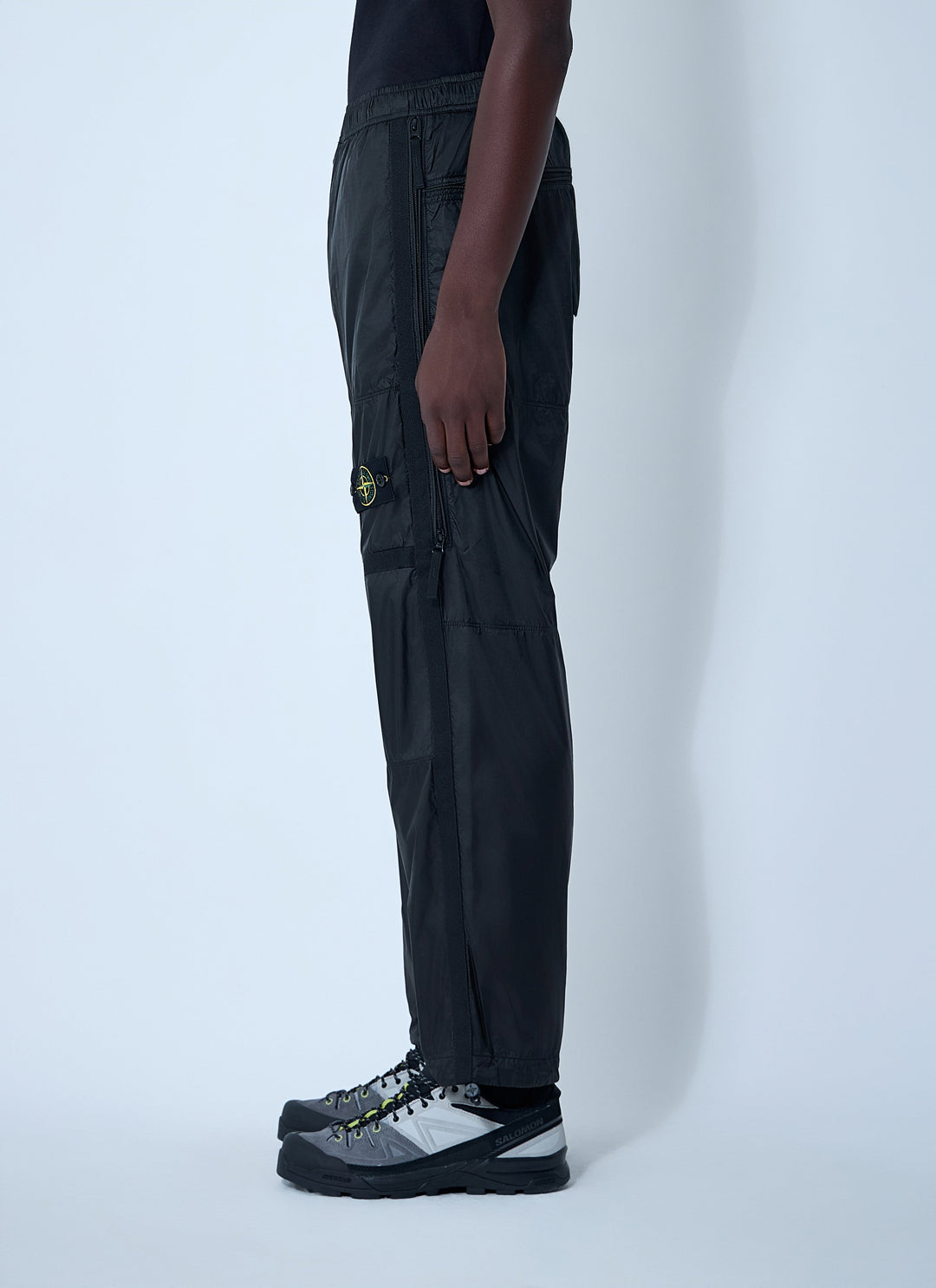 Stone Island Men Logo Patch Pants