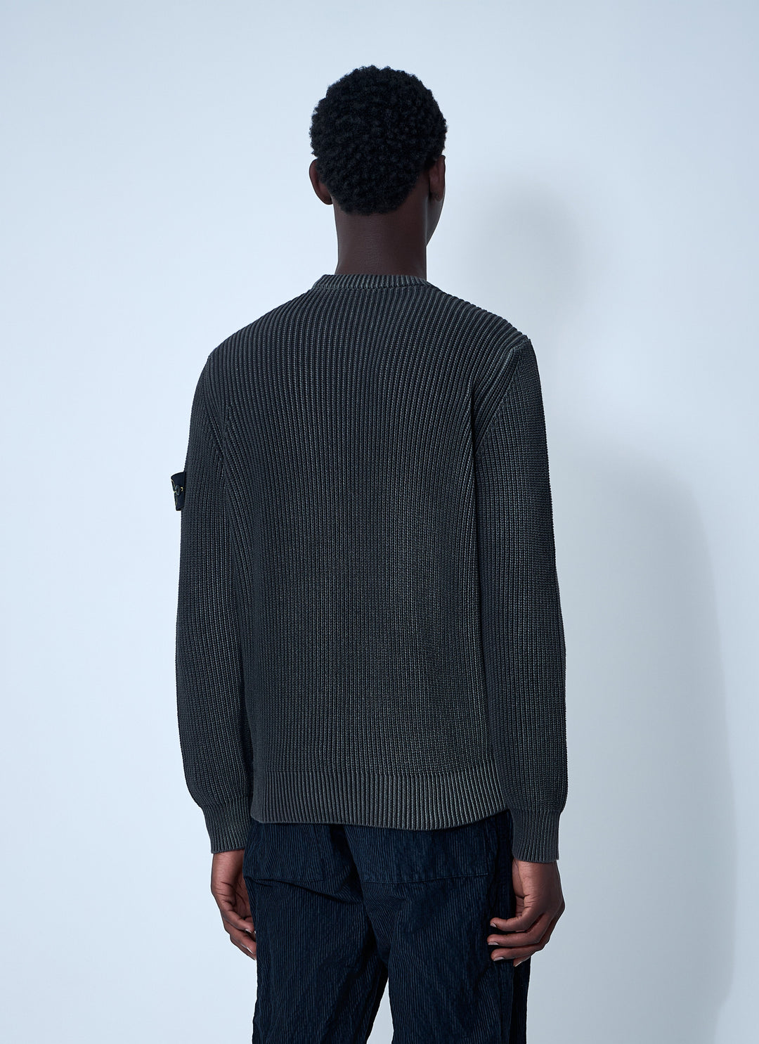 Stone Island Men Fisherman Rib Sweater