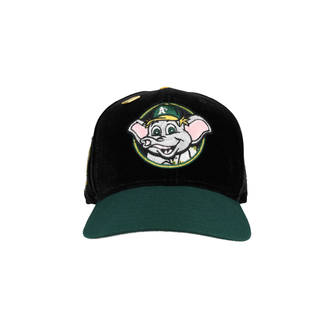 Oakland Athletics Velvet Stomper Mascot 50th Anniversary 59Fifty Fitted Hat