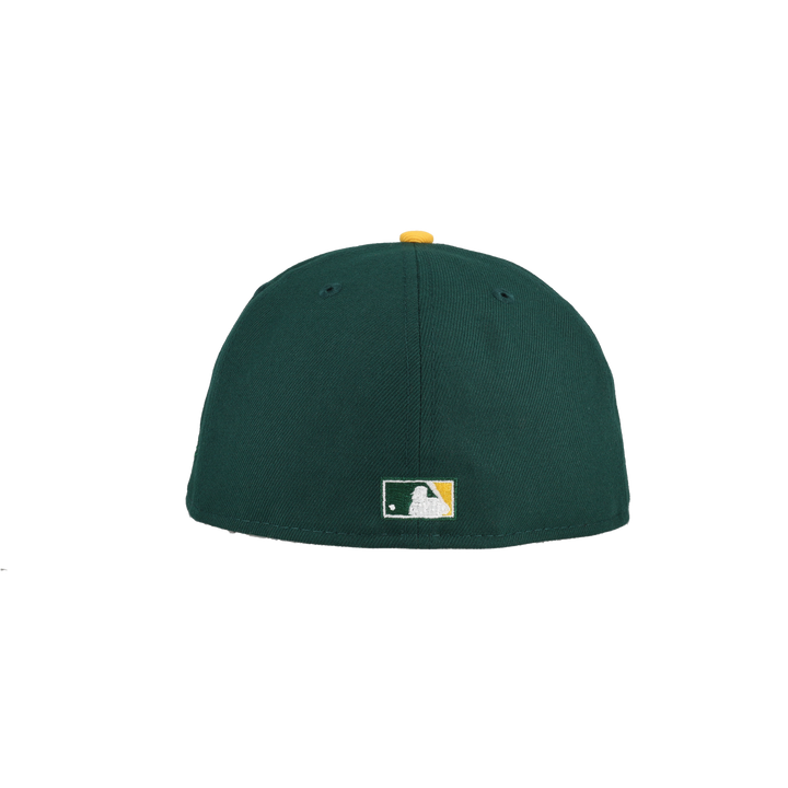 Oakland Athletics Stomper Mascot 50th Anniversary Patch 59Fifty Fitted Hat