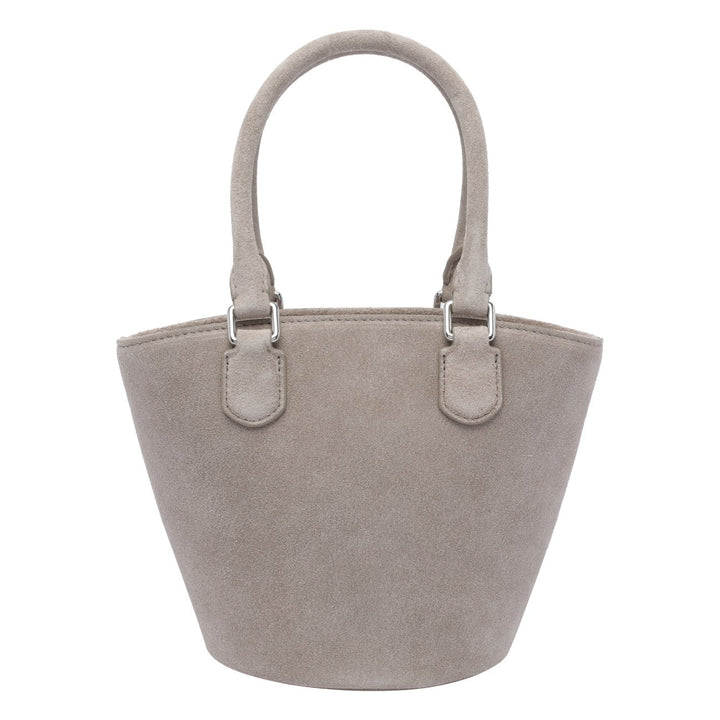 Self Portrait Women Suede Charm Tote Bag