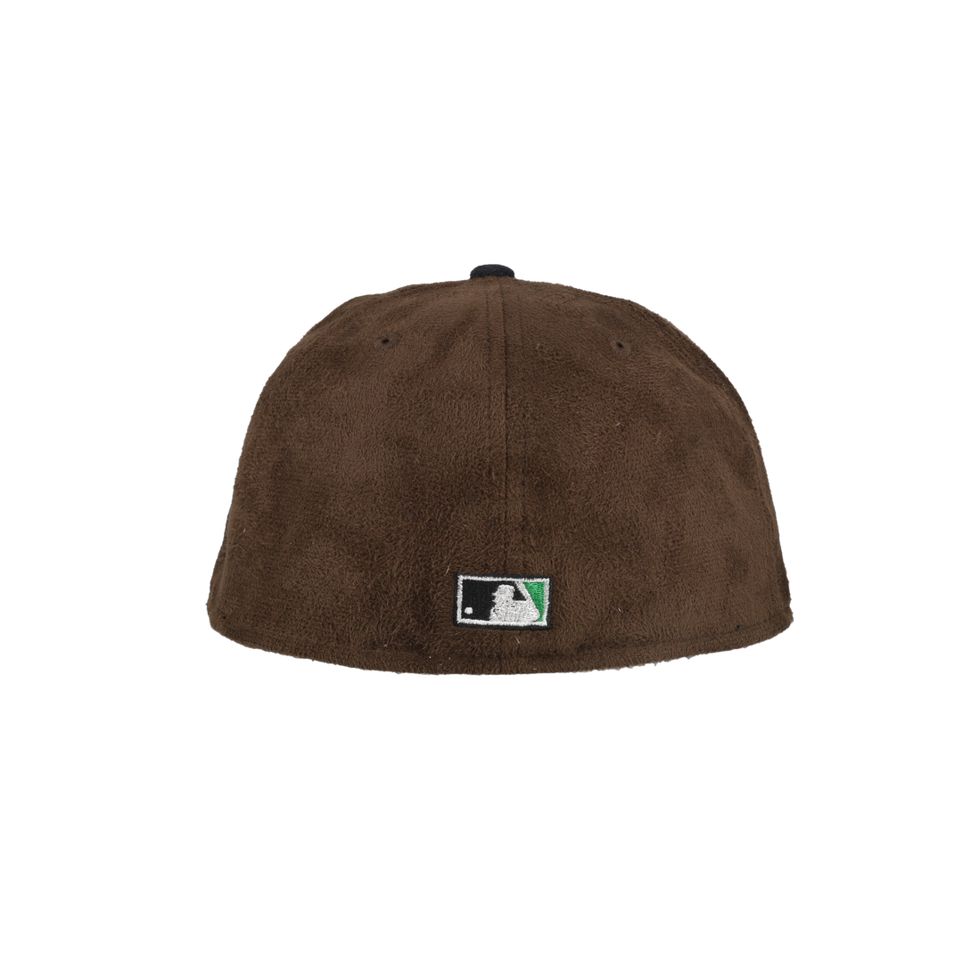 Anaheim Angels Brown Suede 50th Anniversary Patch 59Fifty Fitted Hat