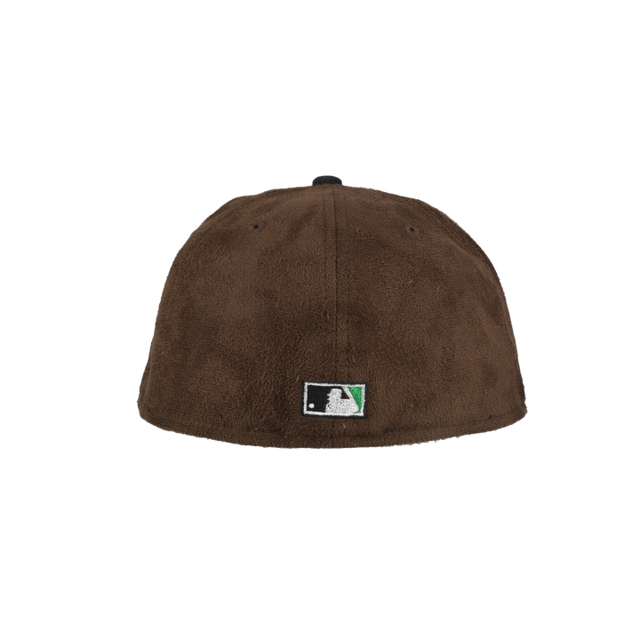 Anaheim Angels Brown Suede 50th Anniversary Patch 59Fifty Fitted Hat