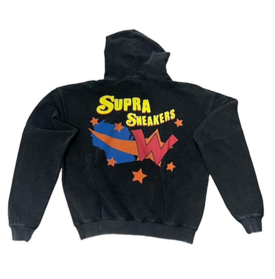 Supra Sneakers State Pride Hoodie Washed Black