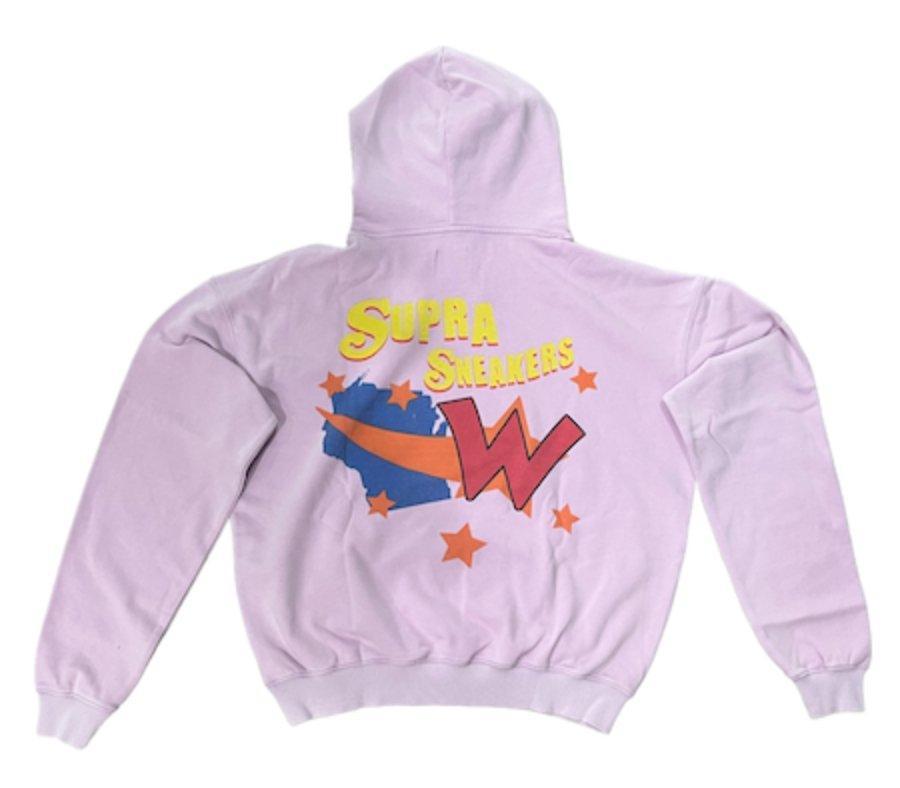 Supra Sneakers State Pride Hoodie Washed Lilac