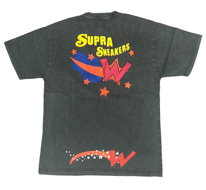 Supra Sneakers State Pride Tee Charcoal Grey