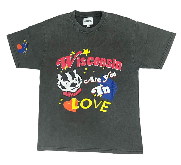 Supra Sneakers State Pride Tee Charcoal Grey