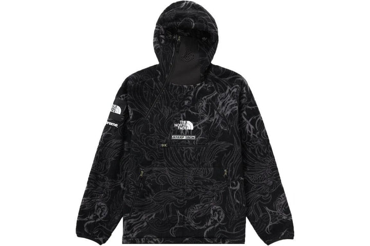 Supreme The North Face Steep Tech Fleece Pullover Black Dragon
