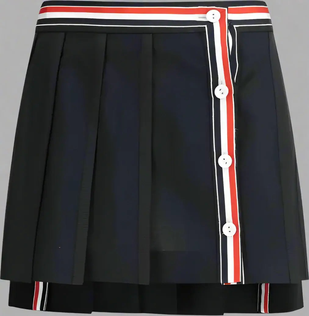Thom Browne Wool Mini Skirt