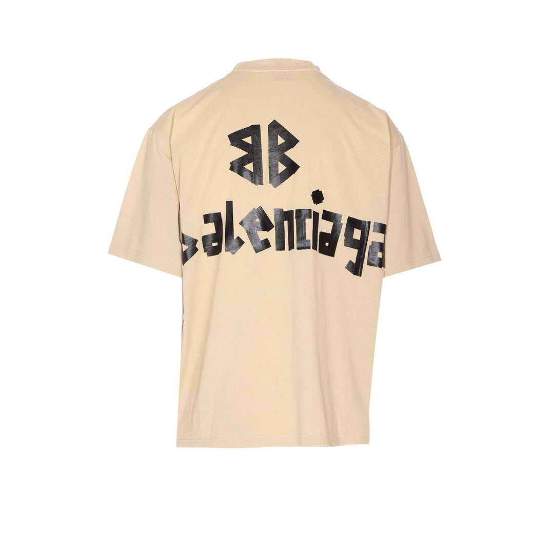 Balenciaga Men Tape Type T-Shirt