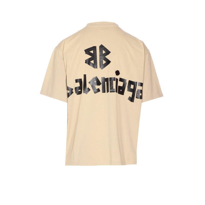 Balenciaga Men Tape Type T-Shirt