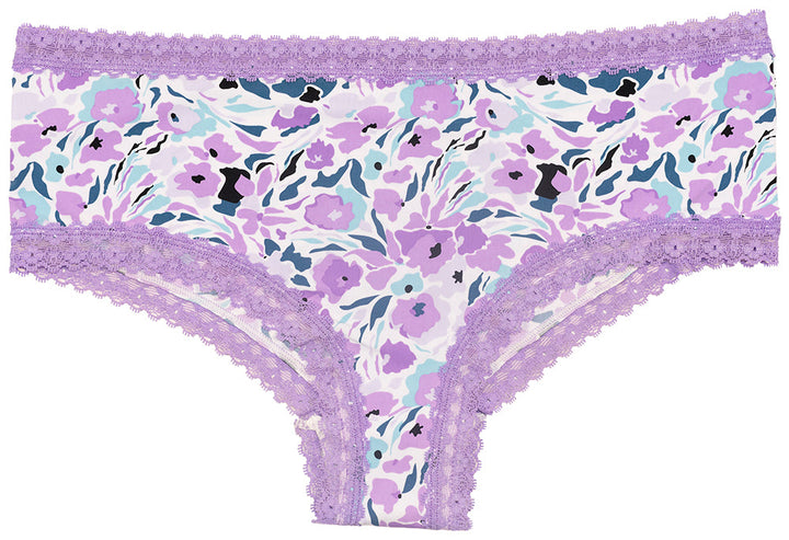 Purple Micro Hipster with Lace Trim