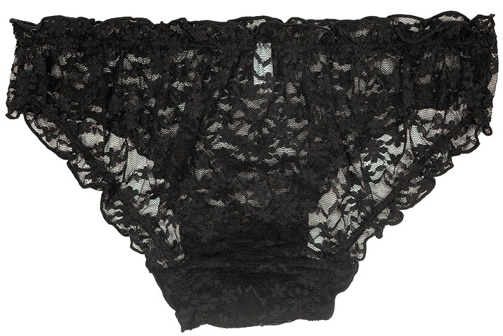 Black Lace Bikini with Ruffles