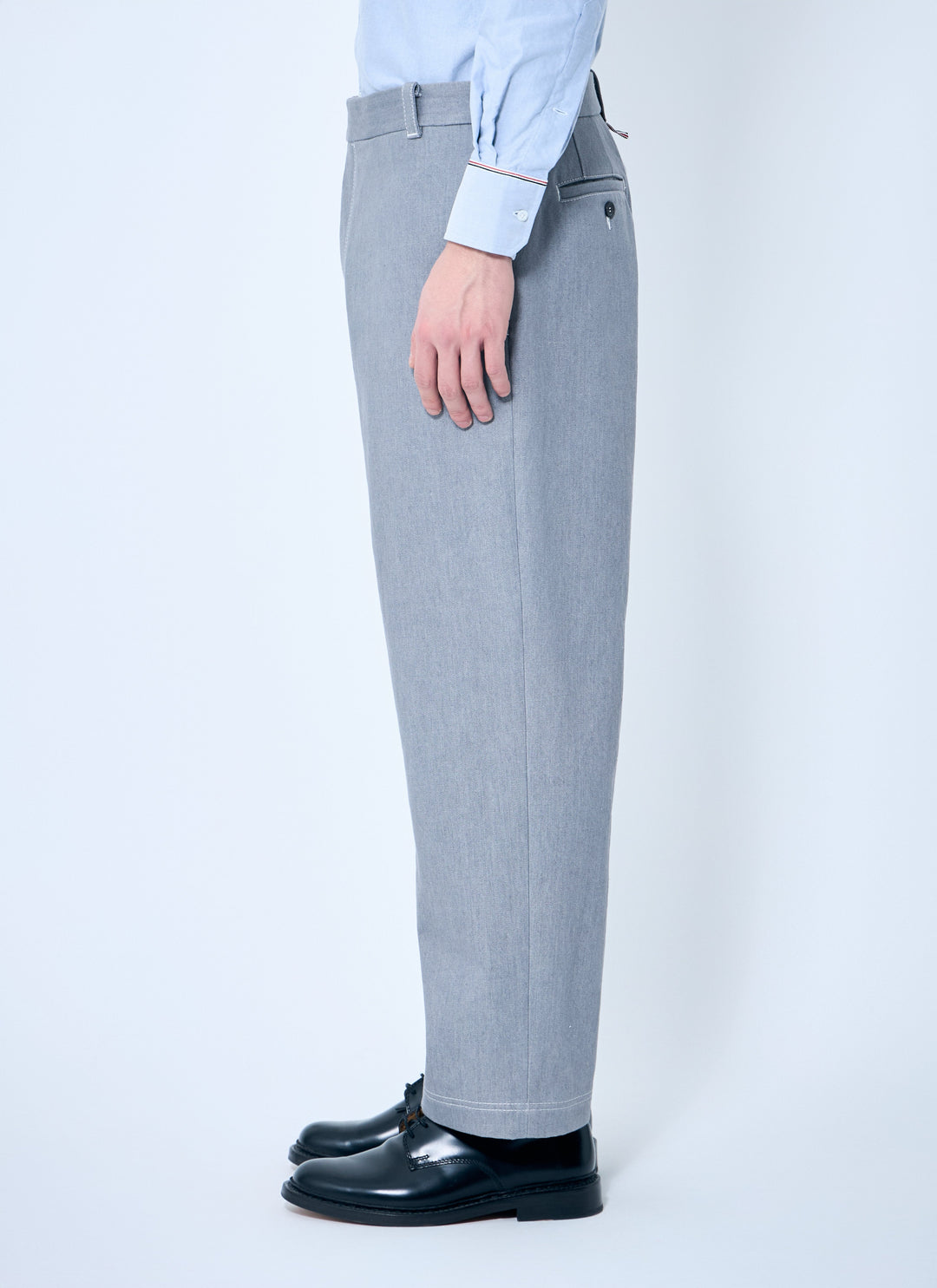 Thom Browne Men Constrast Tailored Pants