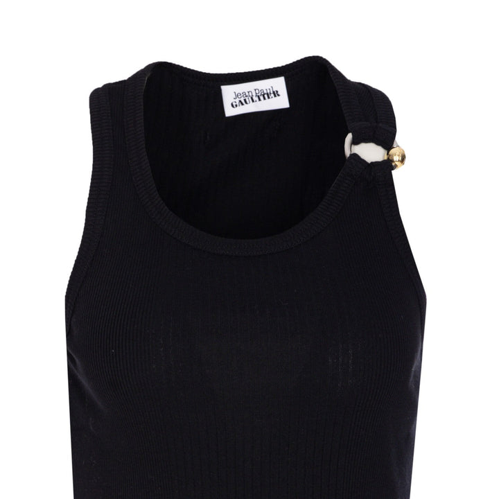 Jean Paul Gaultier Women The Black Piercing Tank Top