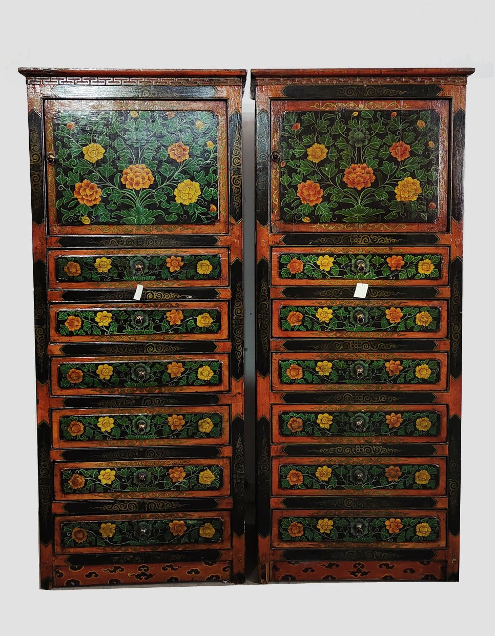 Tibetan Chest with 6 Drawers 1