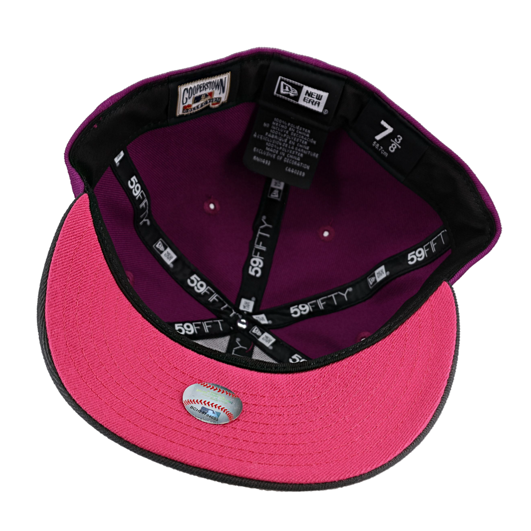 Detroit Tigers Purple 50th Anniversary Side Patch 59Fifty Fitted Hat