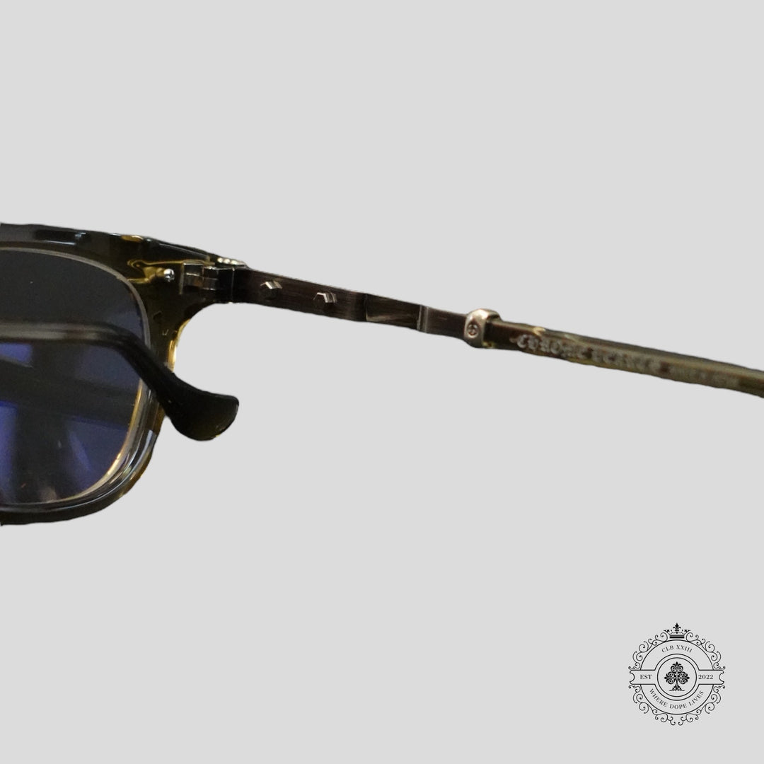 Chrome Hearts Titanasluvr Glasses in Grey/Silver