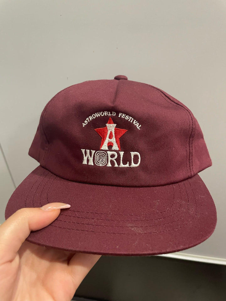 Travis Scott Astro Hat Burgundy