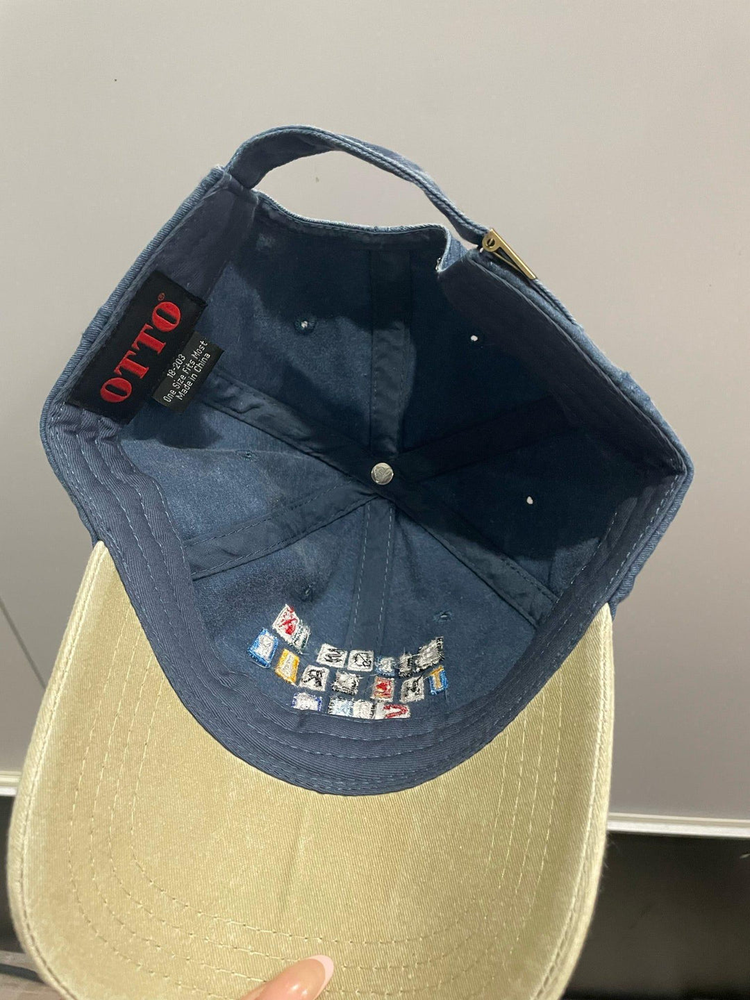 Travis Scott Birds in the Trap Washed Denim Hat Blue / Green
