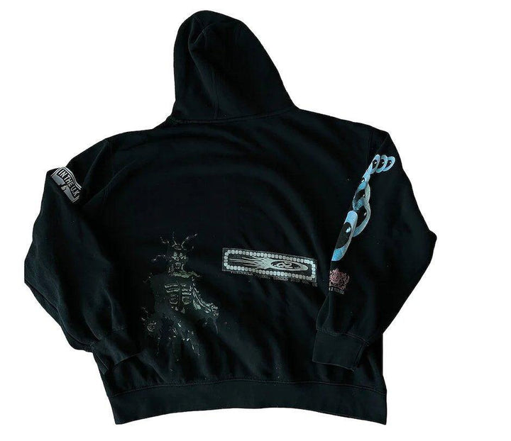 Travis Scott O2 Pure Zip Up Hoodie Black