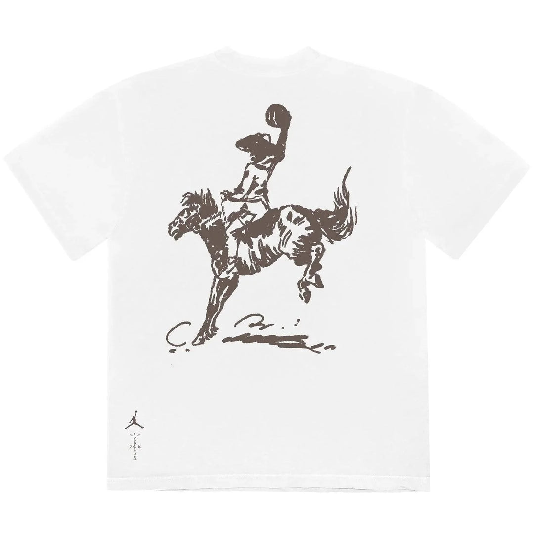 Travis Scott x Jordan Best On Earth Tee White