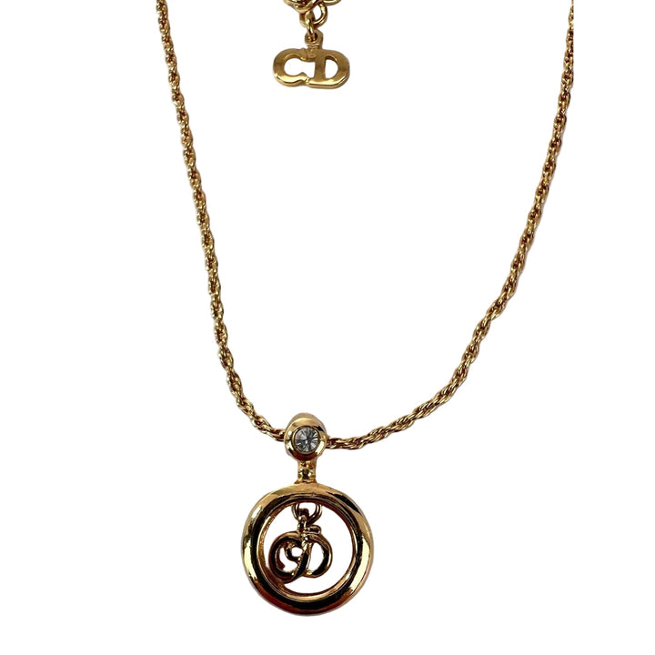 Christian Dior Multi Star Adjustable Silver Finish Necklace