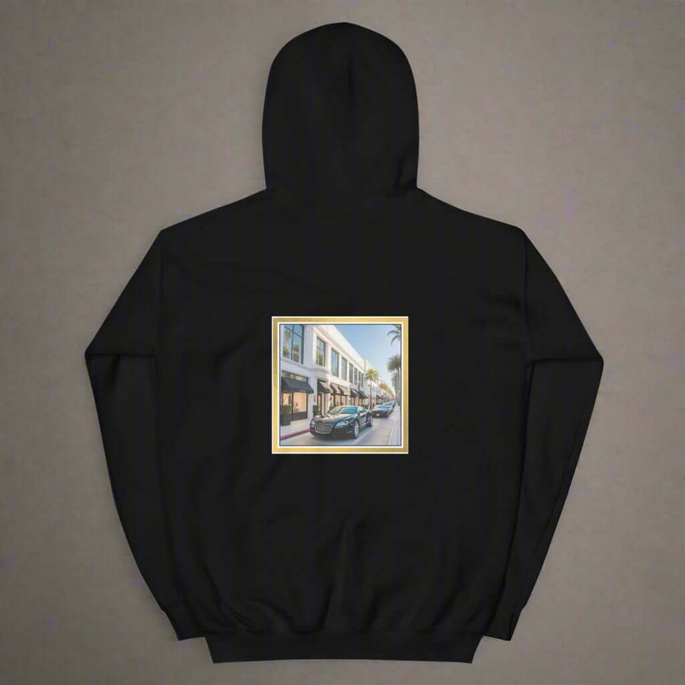 STORE 7994 custom hoodie with bold graphic back print