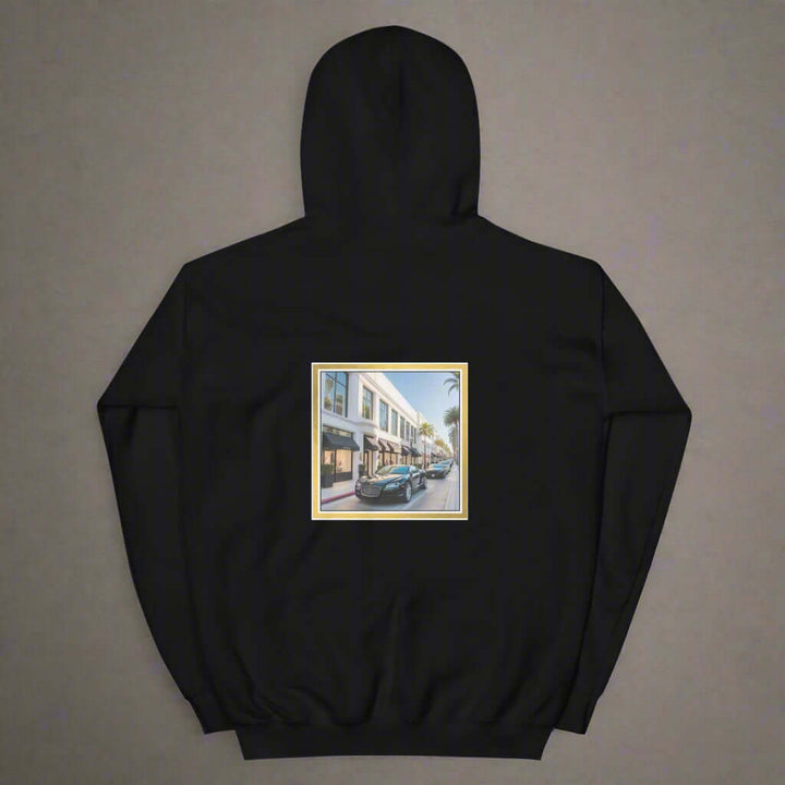 STORE 7994 custom hoodie with bold graphic back print