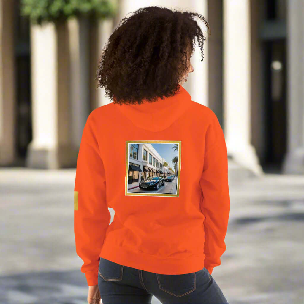 STORE 7994 custom hoodie with bold graphic back print
